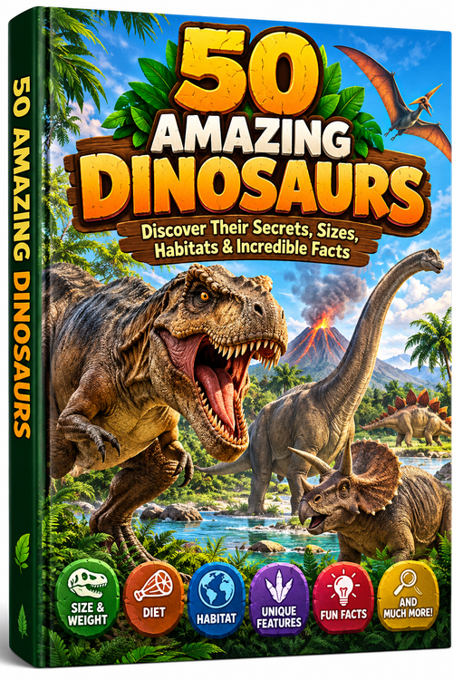 🦖 50 Amazing Dinosaurs