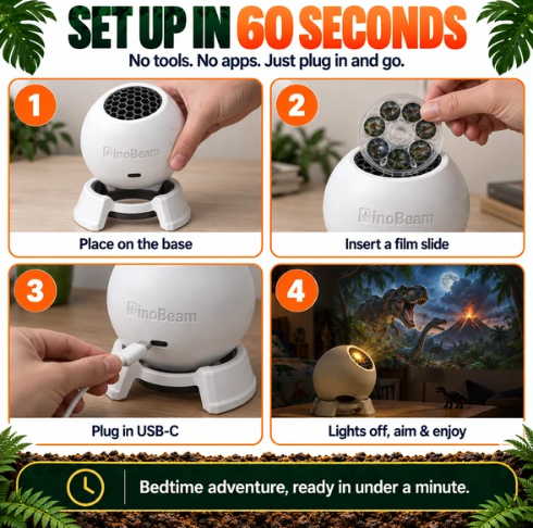 DinoBeam 360 projector